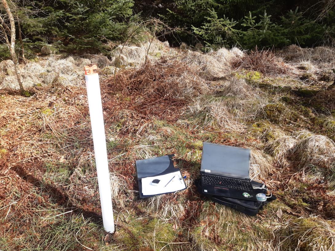 Relève d'un piézomètre